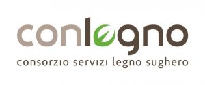 Logo di Conlegno, consorzio servizi legno sughero.